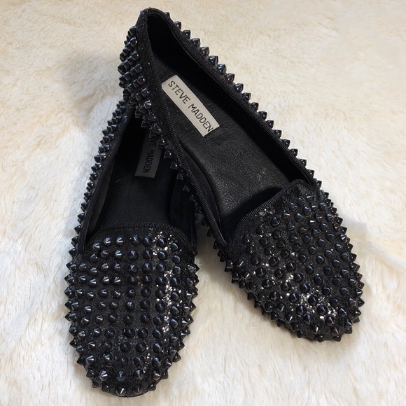 Steve Madden Shoes - Steve Madden Studlyy Studded Spiked Flats